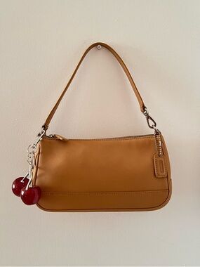 Coach Tan Leather Shoulder Bag